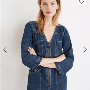 Madewell Dark Denim Jumpsuit